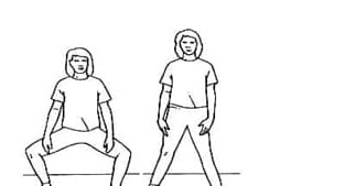 تمرین خم کردن زانو برای درمان درد جلوی زانو و ساییدگی کشکک زانو