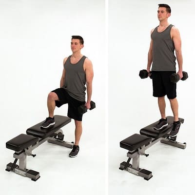 حرکت استپ آپ به طرفین برای تقویت لگن